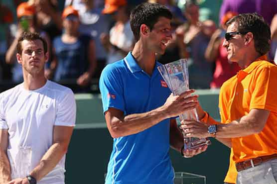 Tennis: Djokovic overpowers Murray for fifth Miami Masters title