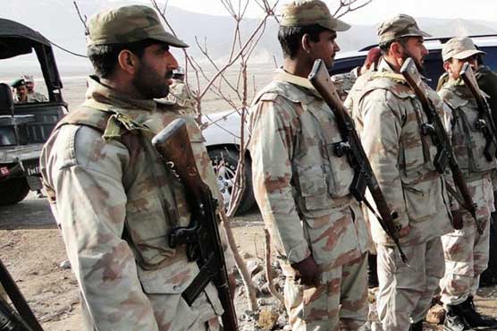 FC seize heavy weapons during raid in Dera Murad Jamali