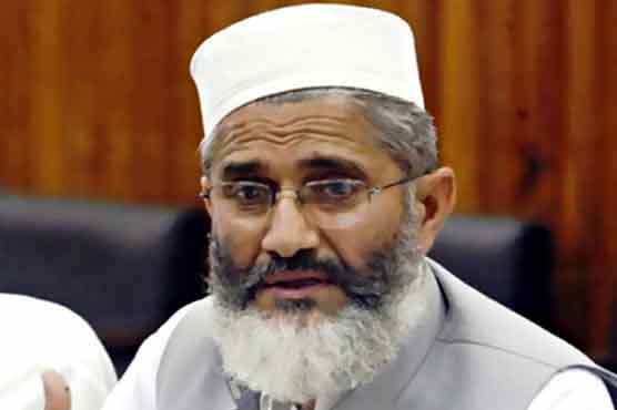 Days of bodies in sacks, extortion numbered: Siraj-ul-Haq