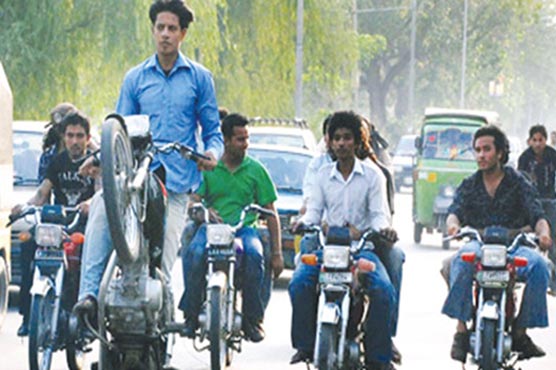 Police detain nine people over one-wheeling in Lahore