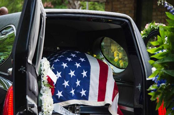 Hundreds mourn at funeral of black man killed by US cop