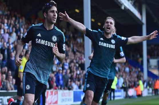 Football: Chelsea extend lead after Fabregas late show