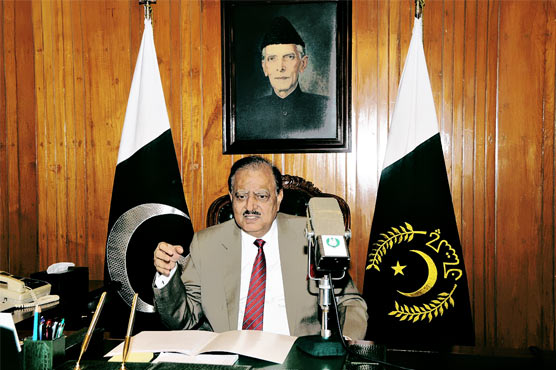 President Mamnoon to confer high rank army award to Malaysian delegation
