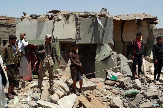 Saudi-led planes hit Yemen rebels killing five