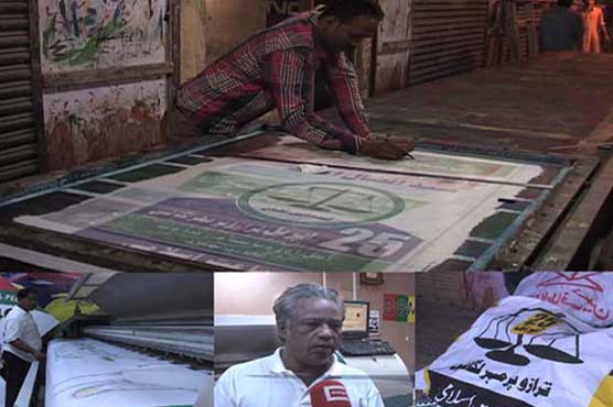 NA-246 by-election campaigns provide employment opportunities to craftsmen