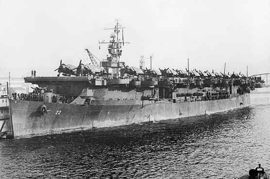 'Amazingly intact' WWII aircraft carrier found in Pacific