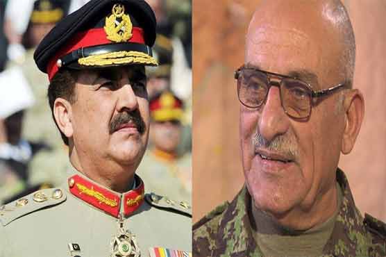Afghan Chief of General Staff meets Army Chief in GHQ