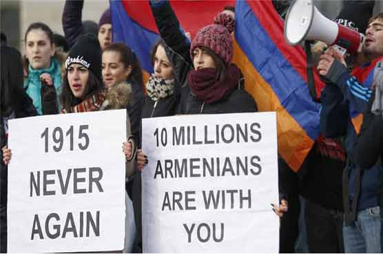 Armenians to mark 'genocide' centenary as Turkey dispute rages on 