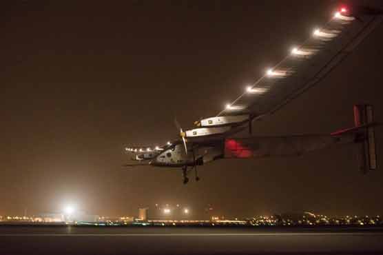 Solar plane starts next round-the-world leg in China