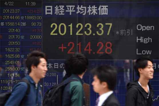 Japan's Nikkei closes above 20,000 for first time in 15 years 
