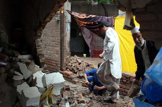 Relief activities underway in rain-hit areas in Peshawar
