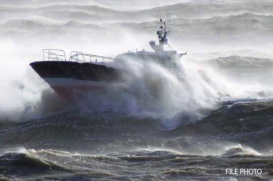 Japan military rescue team saved --- by fishermen 