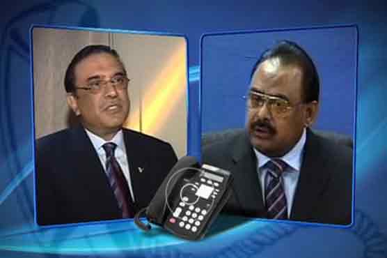 Zardari phones Altaf Hussain, congratulates on NA246 victory
