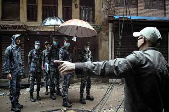 Riot police intervene as anger erupts among Nepal quake survivors 