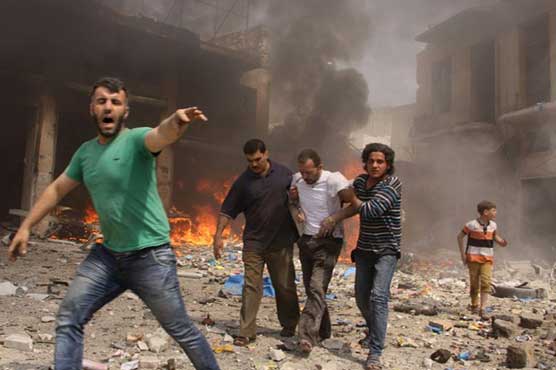 Syria army plane crashes in rebel-held town