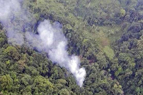 Helicopter crash kills 16 Colombian police