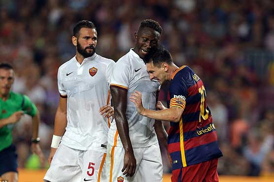 Football: Messi headbutt as tempers flare in Barca win