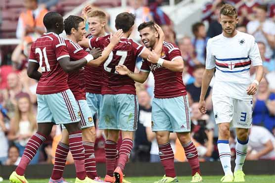 Football: West Ham and Sampdoria crash, Saints, Dortmund through