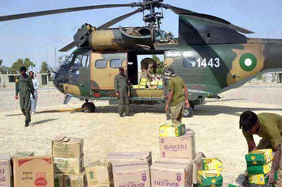 Army's rescue, relief operation underway in flood-hit areas