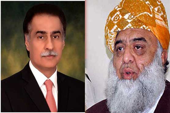 Fazlur Rehman phones Ayaz Sadiq, requests not to accept MQM resignations