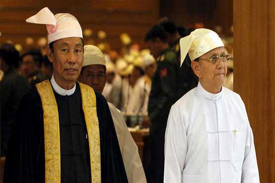 Head of Myanmar ruling party removed in power struggle