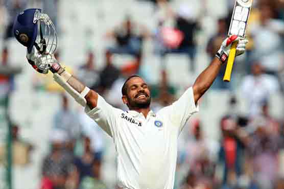 Dhawan hits ton as India gain lead over Sri Lanka