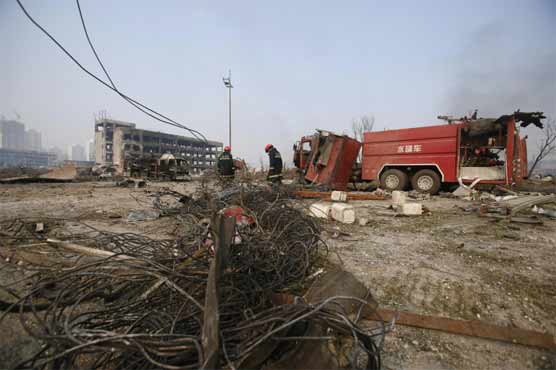 Mass clean-up after China blasts trigger cyanide fears