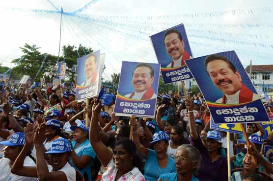 Ex-strongman Rajapakse plans comeback as Sri Lanka votes 