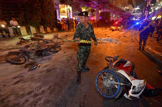 At least 16 dead as bomb rocks central Bangkok: police