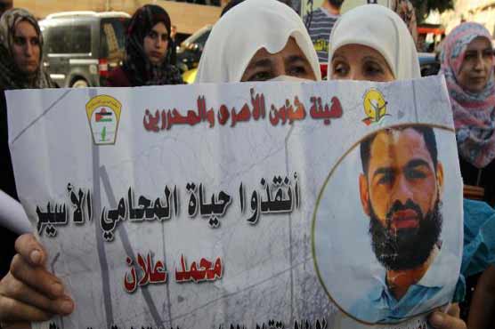 Palestinian hunger striker back in coma as 'blackmail' debate rages