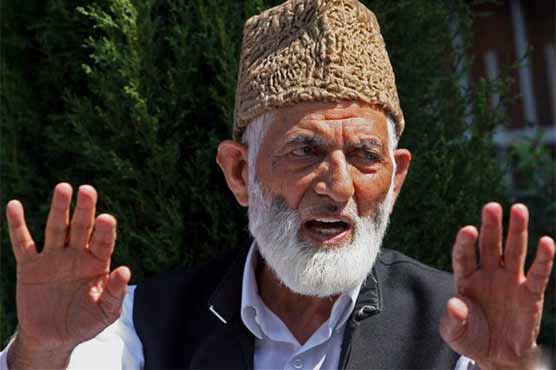 Syed Ali Geelani asks Pakistan to remain firm on Kashmir stance