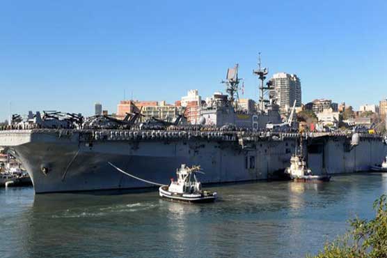 More than 3,000 US sailors switch aircraft carriers