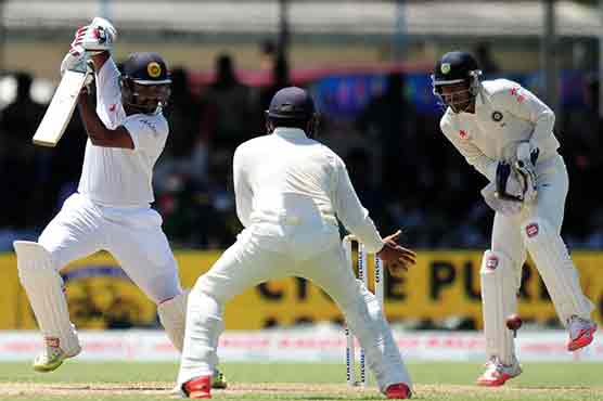 India hit back after Mathews's ton in second Test