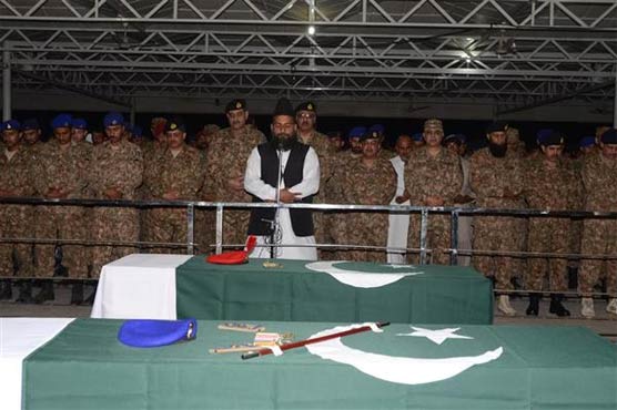 Rawalpindi: Funeral prayers of Shawal martyrs offered