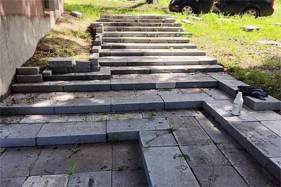 No charges for Missouri homeowner over military headstone patio