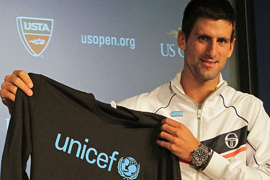 Tennis: Djokovic becomes UNICEF goodwill ambassador