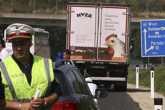 At least 20 migrants found dead in truck on Austria highway