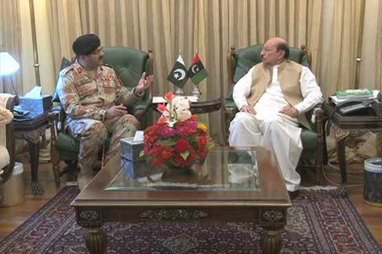 DG Rangers meets CM Sindh, briefs about ongoing targeted operation in Karachi