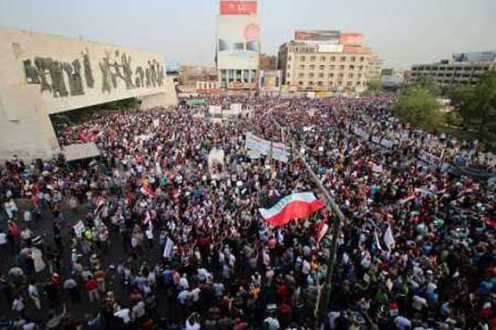 Thousands protest against corruption in Iraq capital 