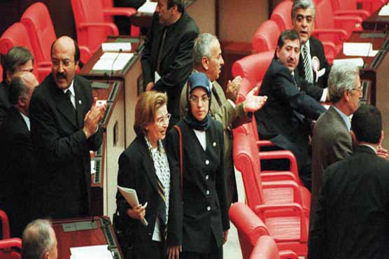 In first, headscarf-wearing woman named minister in Turkey