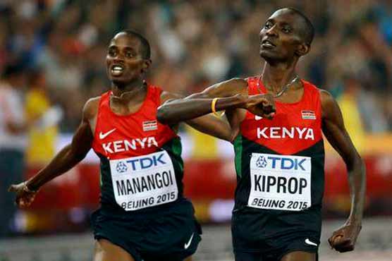 Kenyan Kiprop retains 1,500 title with late surge