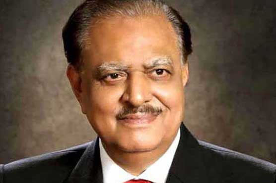 President Mamnoon to leave for China on Sept 1 