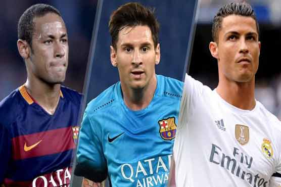 Football: Ronaldo, Messi, Neymar on shortlist for Ballon d'Or -- FIFA