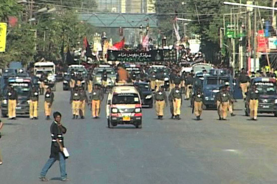 Security tightened all over for Hazrat Imam Hussain's Chehlum