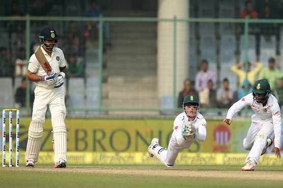 India 139-6 at tea in South Africa Test