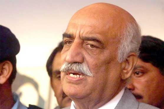 Finally: Khurshid Shah takes relief goods to Peshawar for quake victims