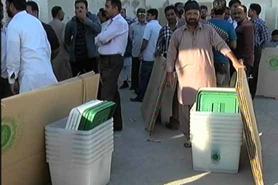 3rd phase of LB polls, polling staff provided with election equipment