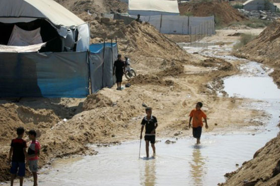14 rescued from flooded Gaza tunnel