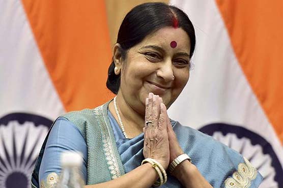 Indian Foreign Minister to meet PM Nawaz, Sartaj Aziz today