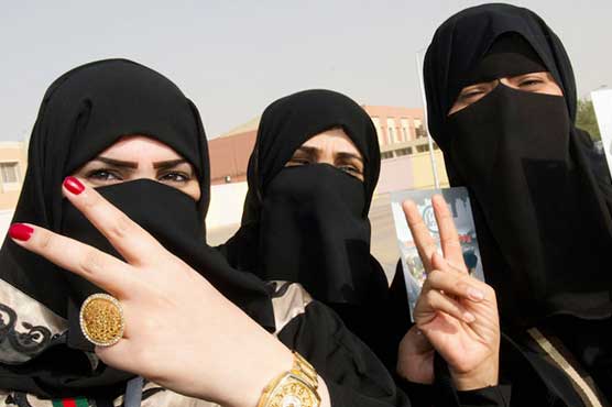Saudi holds first ever election open to women